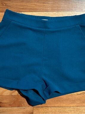 Women’s Teal Pull-On Athletic Shorts